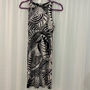 Athleta casual dress, super soft, fun pattern XS
